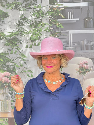 NAVY 3/25 RUFFLE TOP LULU-B