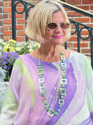 Fancy Green Necklace Cathys Place