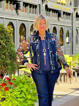 Ethyl The Whimsy Jacket BLUE ETHYL JEANS