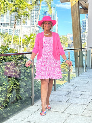 LULU B TROPIC PETALS CHA CHA DRESS LULU-B