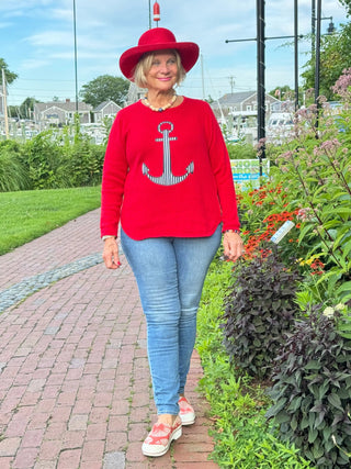RED LOBSTER SWEATER LULU-B