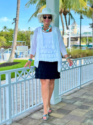 BLACK CHA CHA SKORT LULU-B