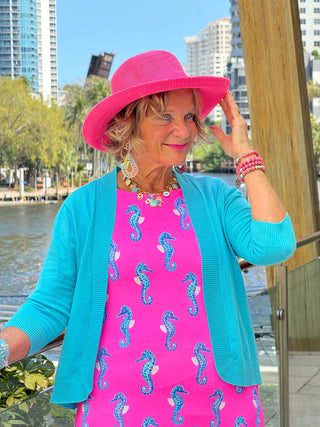 LULU B SEAHORSE BAY MIDI SHIFT MAXI DRESS LULU-B