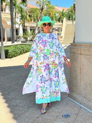 TROPICAL TURTLE TUNIC CATHYS RESORTWEAR