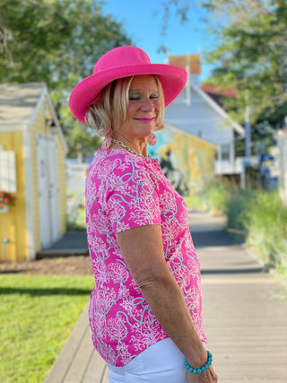 PINK LANE SHORT SLEEVE LULU-B