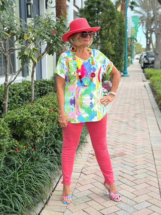 Ethyl The End Game CORAL Pant - ETHYL JEANS