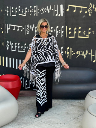 BLACK AND WHITE TIGER PALAZZO KOKOMO