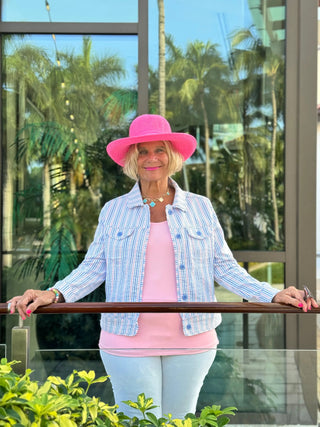 LULU-B CANDY PASTEL SEERSUCKER JACKET LULU-B