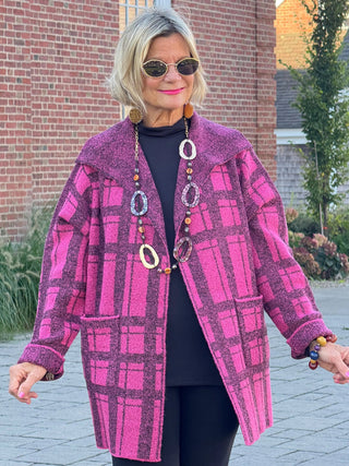 SOUTHERN NIGHTS BURGUNDY POCKET SWEATER Cathys Place