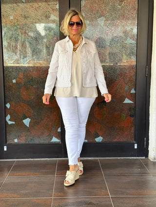 KEY WEST STONE SEERSUCKER JACKET LULU-B