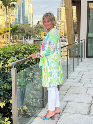 ETHYL SPLASH OF COLOR CARDIGAN ETHYL JEANS