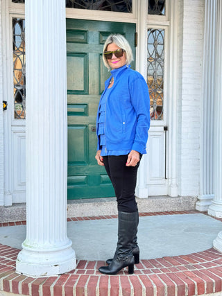 DEEP SEA WAFFLE ZIPPER JACKET LULU-B