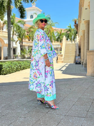 TROPICAL TURTLE PALAZZO CATHYS RESORTWEAR