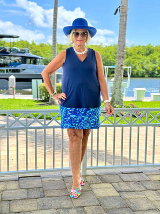 LULU-B FANTASIA BLUE SKORT LULU-B