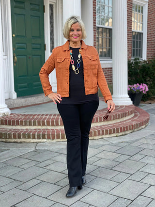 LULU-B COPPER LINEN JACKET LULU-B