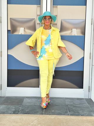 Ethyl Allure Ruched Tank Top - Moonlight ETHYL JEANS