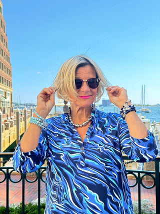 LULU-B SIZZLE BLUE TUNIC Banana Boat