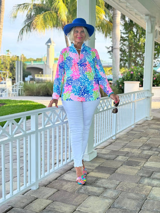 SALINA REEF HALF ZIPPER LULU-B