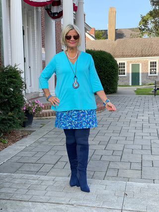 FANTASIA  BLUE SKORT LULU-B
