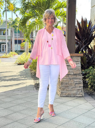 LULU-B PINK RUFFLE WRAP LULU-B