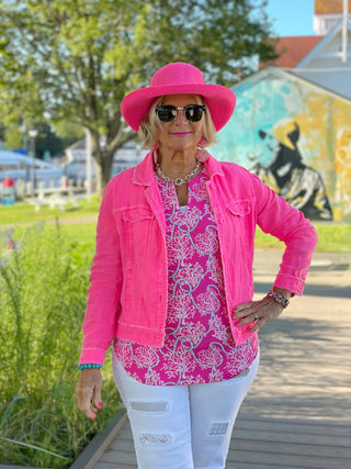 PINK LANE SHORT SLEEVE LULU-B