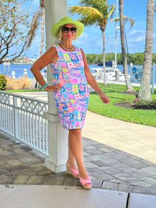 SANDY BEACH COLOR SHIFT DRESS LULU-B