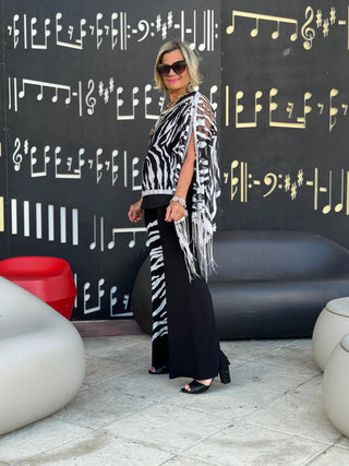 BLACK AND WHITE TIGER PALAZZO KOKOMO