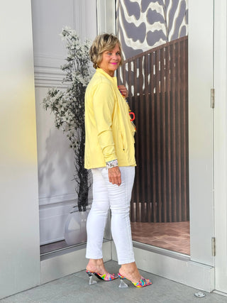 LULU-B FULL ZIPPER YELLOW JACKET LULU-B