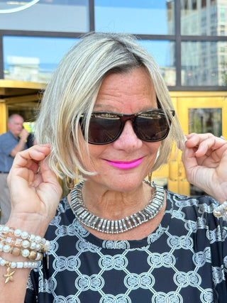 LULU-B BLACK & SILVER METALICA SLEEVE DRESS LULU-B