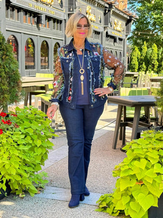 Ethyl The Whimsy Jacket BLUE ETHYL JEANS