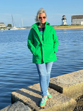 Women's Logan Jacket Green Cathys Place