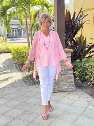 LULU-B PINK RUFFLE WRAP LULU-B