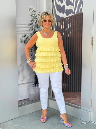 LULU-B YELLOW CHA CHA TANK LULU-B