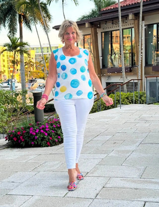 ETHYL AQUA DOT TANK ETHYL JEANS