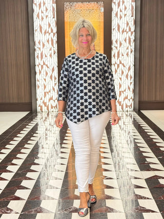 LULU-B CREAM VELOUR PANTS LULU-B