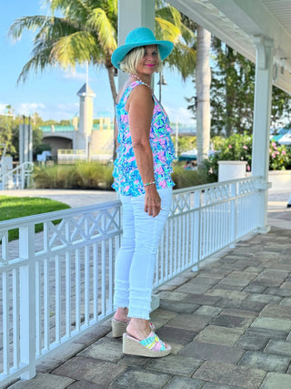 SPLASH OF PINK  CHA CHA TANK LULU-B