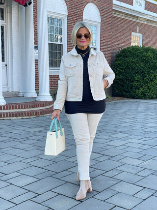 LULU-B STONE VELOUR PANTS LULU-B