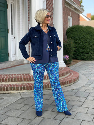 FANTASIA BLUE PALAZZO LULU-B