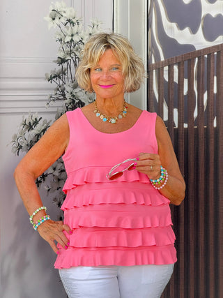 LULU-B CORAL CHA CHA TANK LULU-B