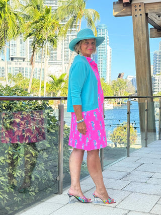 LULU B SEAHORSE BAY RUFFLE DRESS LULU-B