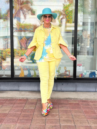 Ethyl The End Yellow Game Pant - Gloss ETHYL JEANS