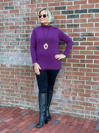 EGGPLANT-PURPLE BASE LAYER LULU-B