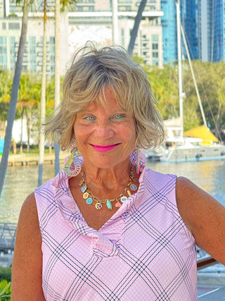 LULU B PINK CHIC SLEEVELESS RUFFLE TOP LULU-B