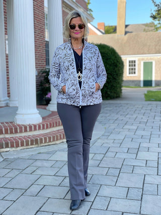 ELEGANT EXPRESSSIONS FULL ZIPPER JACKET LULU-B