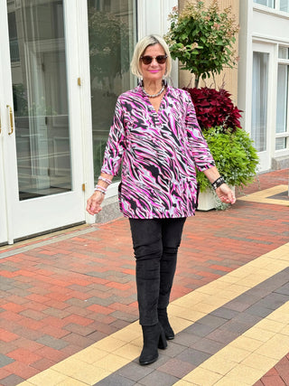 LULU-B SIZZLE PINK TUNIC LULU-B