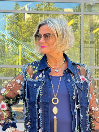 Ethyl The Whimsy Jacket BLUE ETHYL JEANS