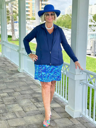 LULU-B FANTASIA BLUE SKORT LULU-B