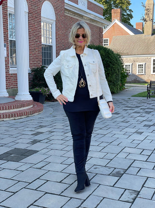 LULU-B CREAM VELOUR JACKET LULU-B