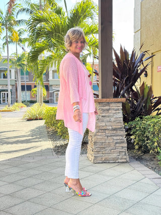 LULU-B PINK RUFFLE WRAP LULU-B