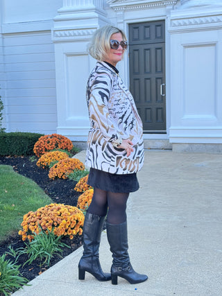 One Size Fierce Panther Print Blazer PREORDER SHIPS OCTOBER 31 Cathys Place